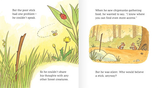 Pages from The Clever Stick © by John Lechner