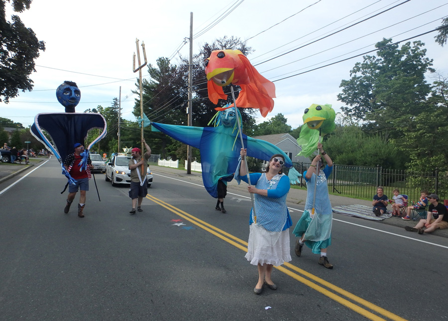 Puppets at the Wakefield Parade